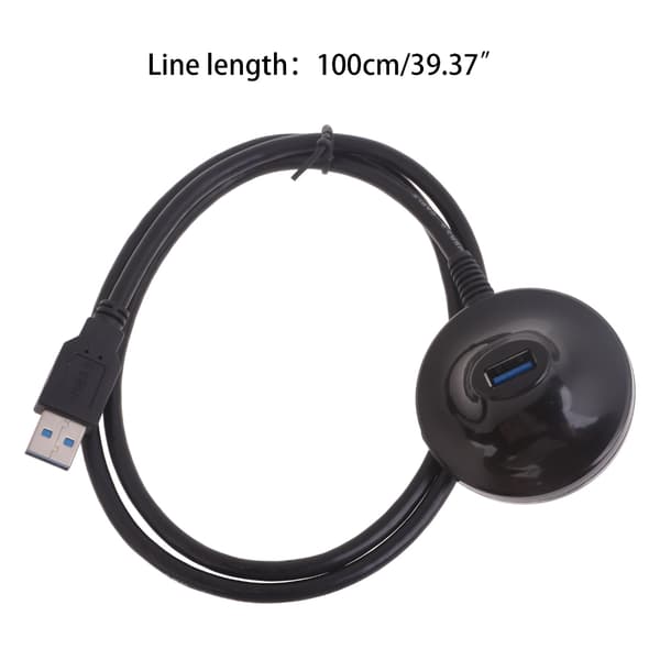 1 m USB 3.0 Højhastigheds Forlængelses Docking Kabel Han til Hun