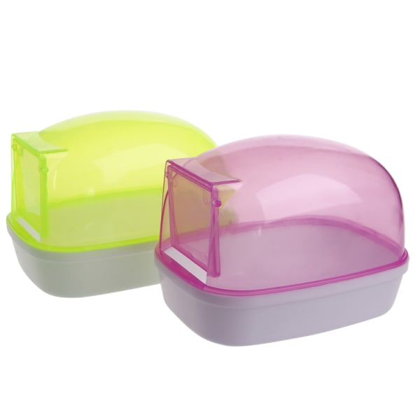 Dværg Hamster Badeværelse Chinchilla Sauna Room Plast Sand Badehus Container