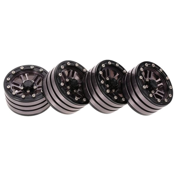 4 stk/sæt Crawler RC Dæk Holdbar 112 mm Metal Fælg Egnet til Rc 1/10