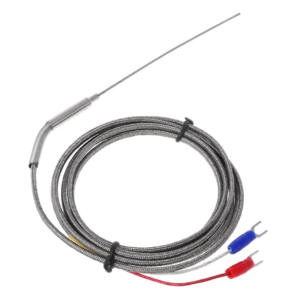2m K-typ Professionell Termoelement Rostfritt Stål 1,5mm Sond Temperaturregulator Sensor