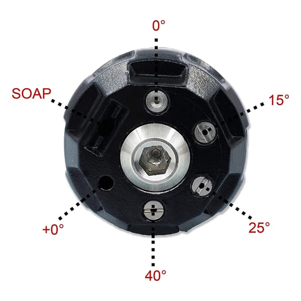 4000PSI Högtryckstvättmunstycke 6-i-1 Högtryckstvätt Tips 1/4 tums Plug Connect