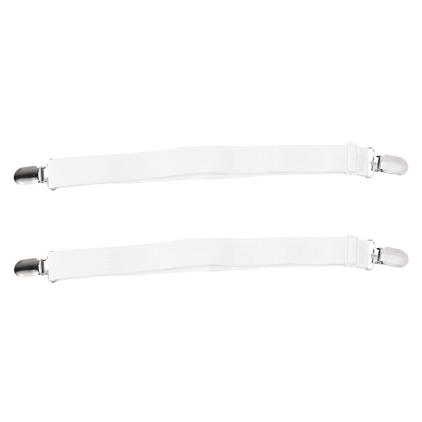2 st Lakan Gripper Remmar Fästelement Håll Grips Elastiska klämmor Gripper Överkast