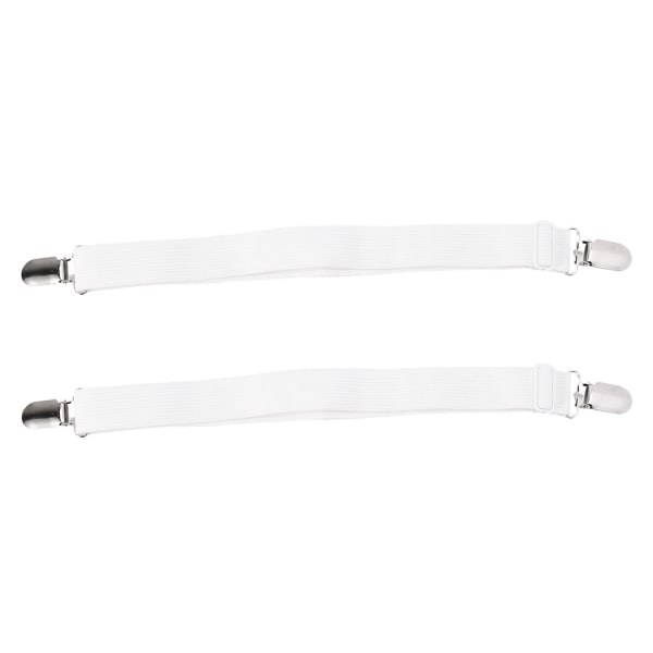 2 stk ark gripere stropper Festemidler Hold grep Elastiske klips Griper sengeteppe