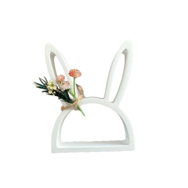 Silikoneform Hule Kaniner Forme Ornament Støbeforme Gipsforme