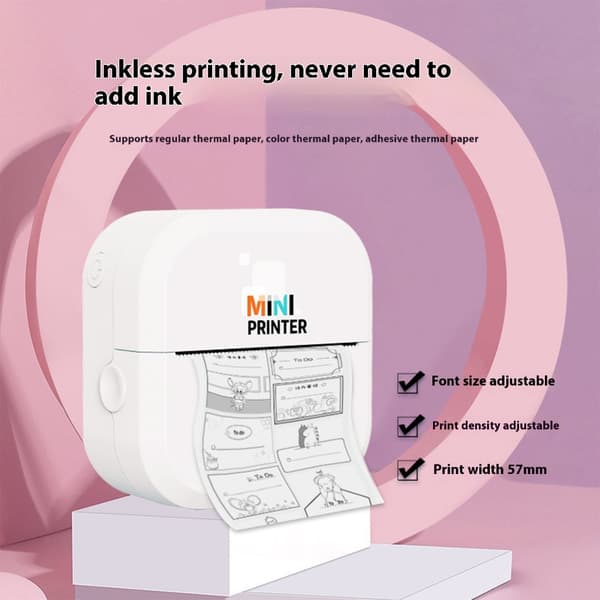 Børns Uddannelsesmæssige Printer Kit Inkluderer Papir Ergonomisk Sikkerhedsdesign