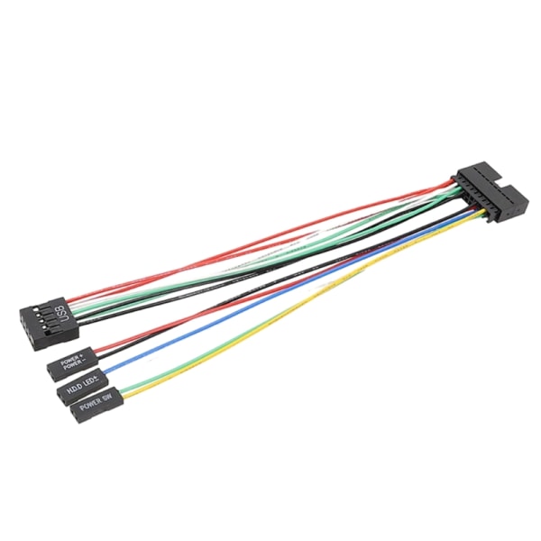 Usb-kabel liten 20-pins til usb 9-pinners strømpå-kabel for Gen8 datamaskin chassis byttekabel