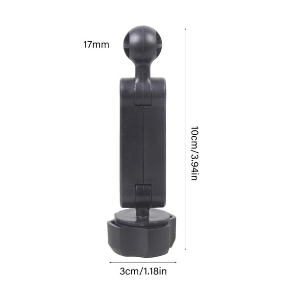 Modificerbar 17 mm kuglehovedforbindelse til displaytelefonholder