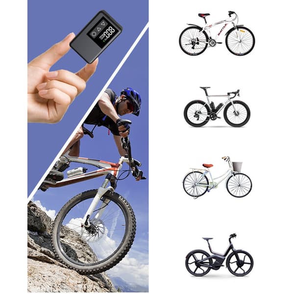 Däckluftpumpar för Landsvägs- och Mountainbikes, Kompakt Nödverktyg Däckpump