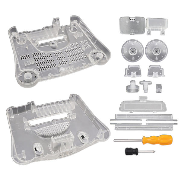 Ersättningsretro videospelskonsol Shell Translucent Cover Case Plast Shell för N64 Gaming Console Tillbehör