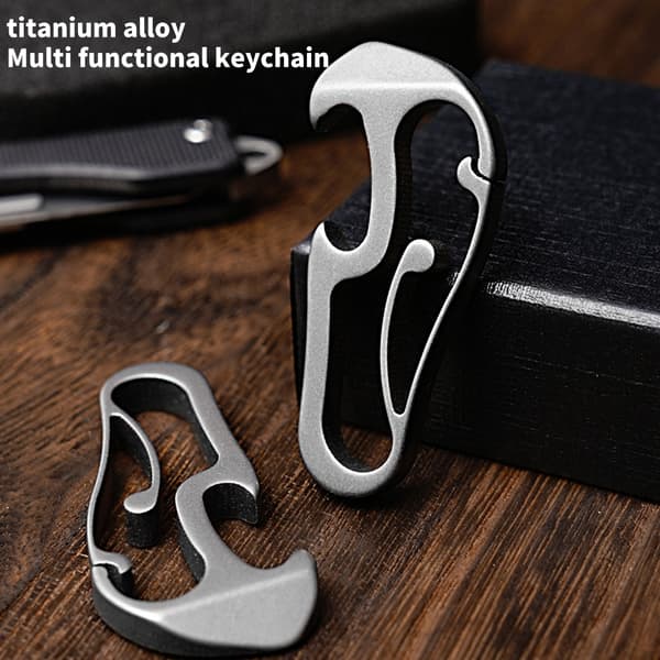 Stor Stark Karbinhake Liten Karbinhake Nyckelringar Paket Karbinhakar Clip