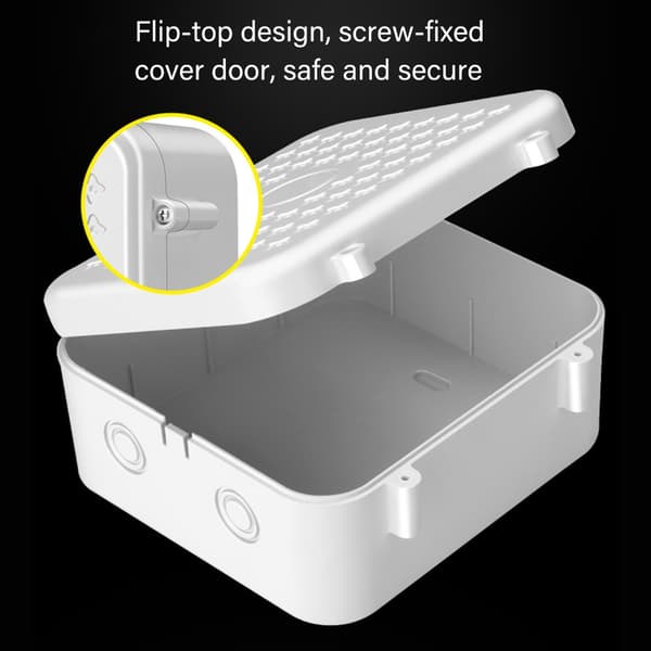 Vattentät Säkerhetskamera Strömlåda Utomhus Plastkapsling Regnsäker Design