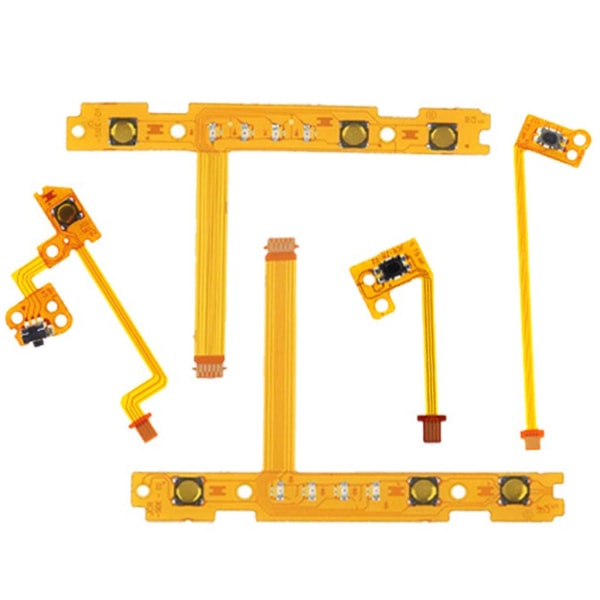 5 i 1 ZL ZR L SL SR knap til udskiftning af nøglebånd Flexkabel Reparation til Switch Joy Con Controller Reservedele
