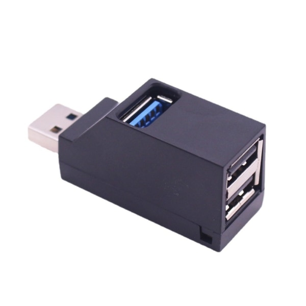 3-portar USB HUB USB3.0 Diskläsare Liten USB förlängare Perfekt för kortläsare