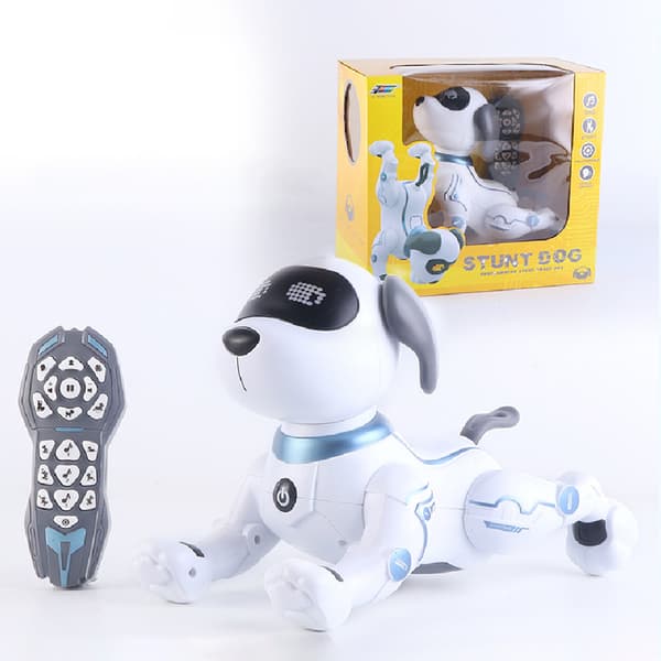 Fjernbetjent hund RC robotstunt hvalp dansende programmerbar til smart legetøj interaktiv gave