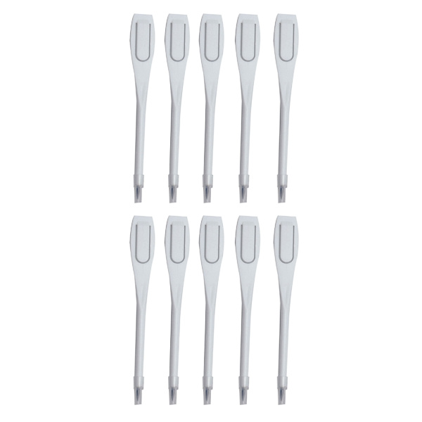 10x Creative Golfs blyanter med dæksel 2B Golf Scoring Pencils Golftilbehør White