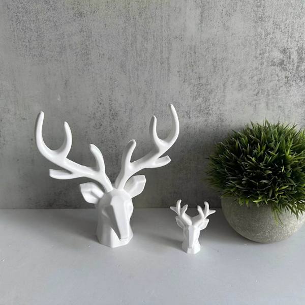 2x Hjorte Resin Forme Jule Elg Silikoneform Lysforme Gipsforme