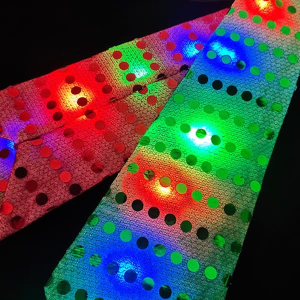 10 stk. LED-slips, der lyser op, glødende slips, lysende slips, blinkende slips