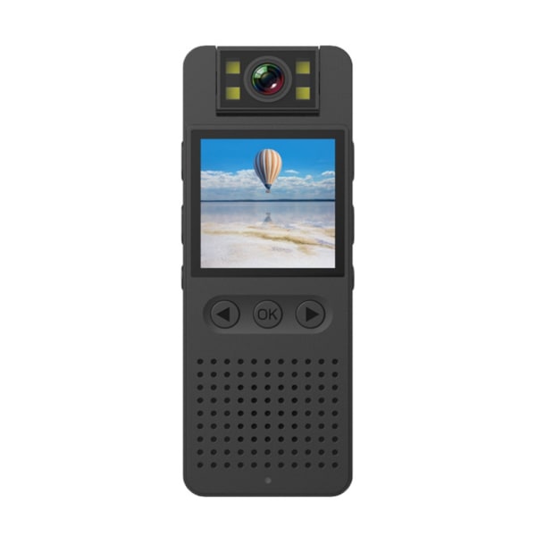 Digital actionkamera Polis brottsbekämpande liten kamera Micro Body Camcorder 1080P Night Vision Hotspot Sportkamera null - No card