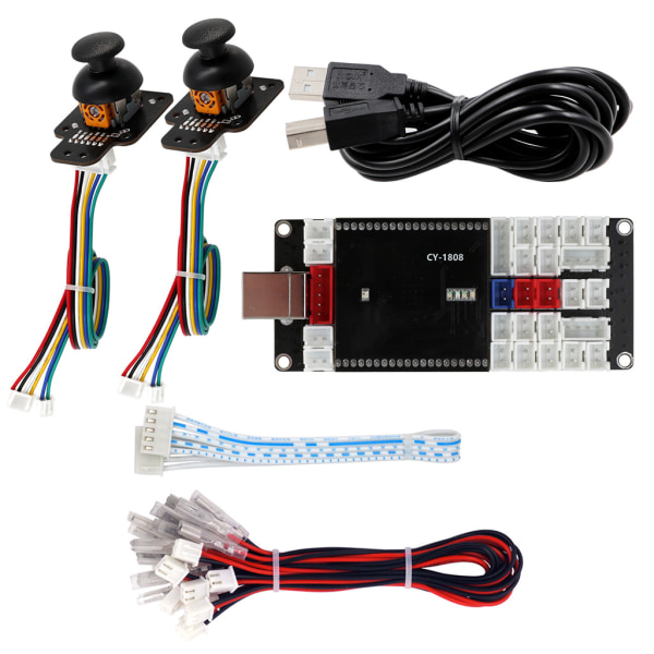 Arcade Game Controller Encoder Fly Joy Code Board 3D Analog Stick Sensor For PS4 for PS3 Nin-tendo Switch An-droid Raspb