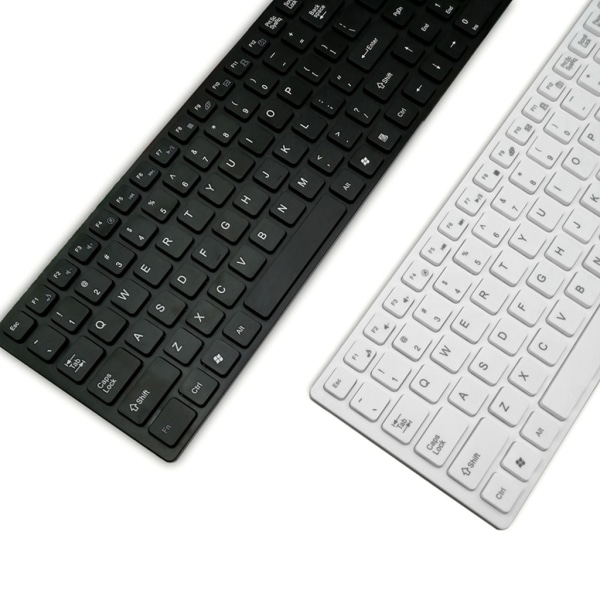 Trådlöst tangentbord och mus för Tablet Laptop Smartphone Uppladdningsbart bärbart trådlöst tangentbord med nummerlapp Pink