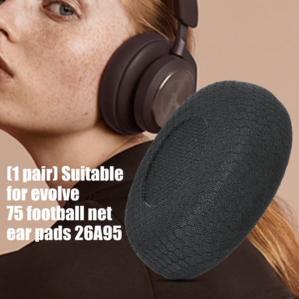 1 par ørepuder til evolve 75 75+ /75 UC/75MS hovedtelefoner ørekopper blødt øretelefon ærme