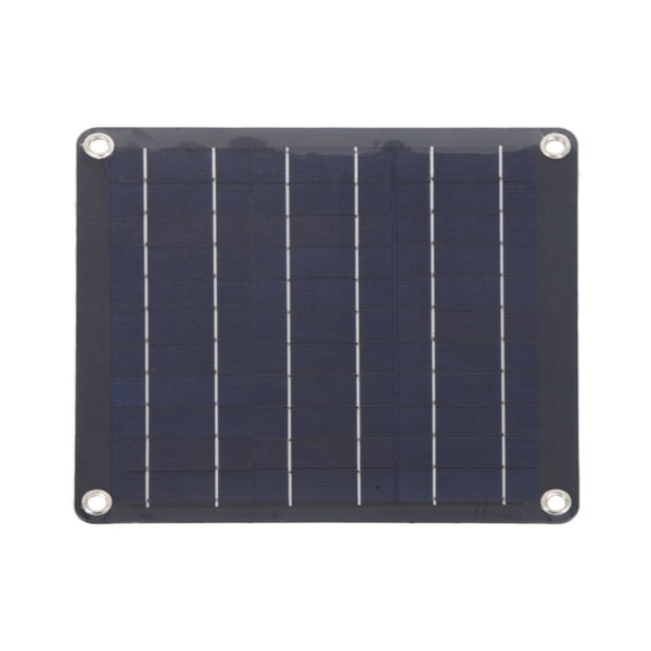 Uppgraderad 10W solcellsbatteri underhållsladdare 12V bärbar vattentät solpanel underhållsladdningssats för bil null - A