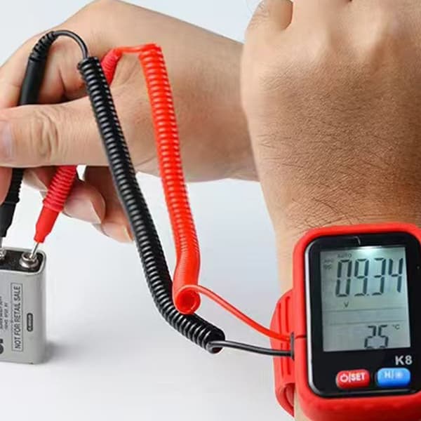 Digitalt Multimeter Voltmeter Kontinuitets Ohmmeter Ohm Spændingsmåler Tester