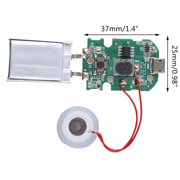 USB Mini Luftfuktare DIY Kit Mist Maker Keramikskivor & Drivkretskort