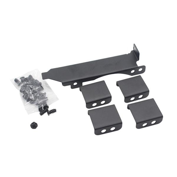 1 set Dual Fan Metal Rack PCI Slot Cover Bracket för 80-90 mm grafikkort kylfläkt