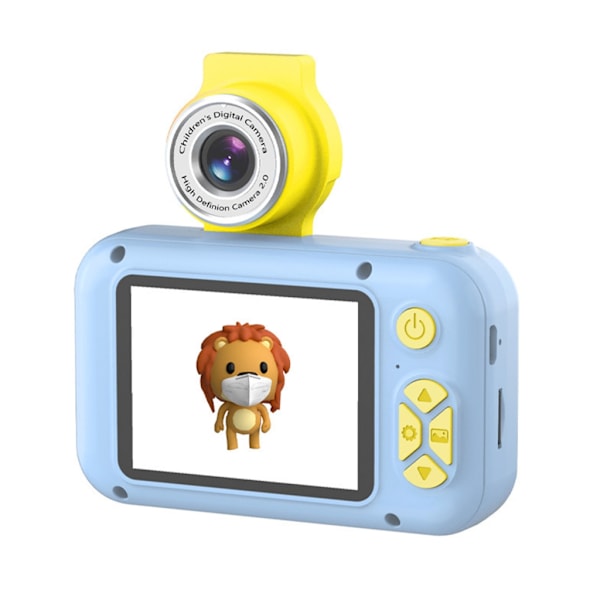 Barnekameraleker Barnedigitalkamera 1080P Barn Julebursdagsfestgave 4000W piksler Selfie Videokamera