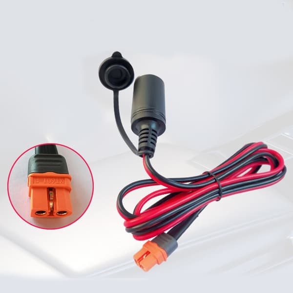 Solgenerator XT60I hun til 12V bil bilstik konverteringskabel