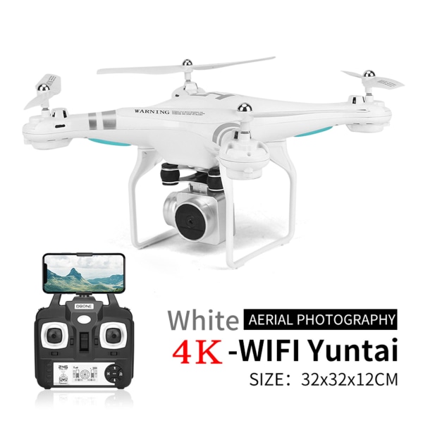 SH5H Mini Drone RC Quadcopter WIFI Real for Time Transmission Høyde Holder Headless Mode One for Key Return RC Leke for barn Voksen