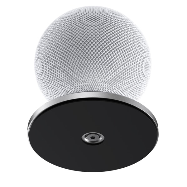Desktop-högtalarfäste i aluminium 360 graders rotation för Apple HomePod Mini Black