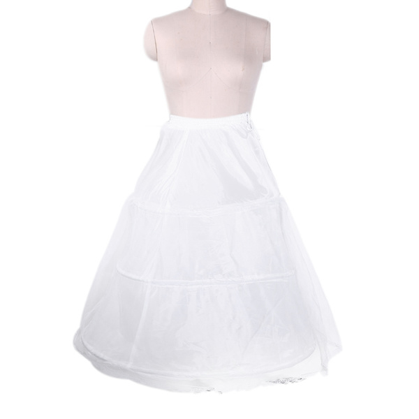 3 bøyler Brude Crinolines Underskjørt Bustle Ballkjole Brudekjole Underskjørt