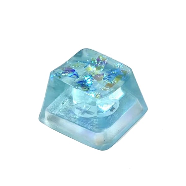 Håndlavet tilpasset OEM R4 Profil Resin Keycap til Cherry MX Switches Mekanisk tastatur RGB Translucent Resin Keycap