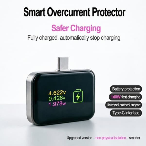 Säkerhetsadapter Intelligenta strömavbrottsskydd Laddningsadapter