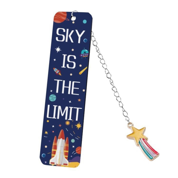 2x Astronaut Bookmarks Starry Skies Teemakirjamerkki Astronautin kirjasivu Merkki metallikirjat Merkit koulutoimistoon null - 78