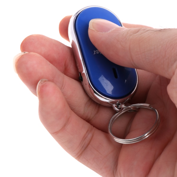 Praktisk Anti Lost Keys Finder för w/Alarm Tracker Device Key Chain for Men Wo Black