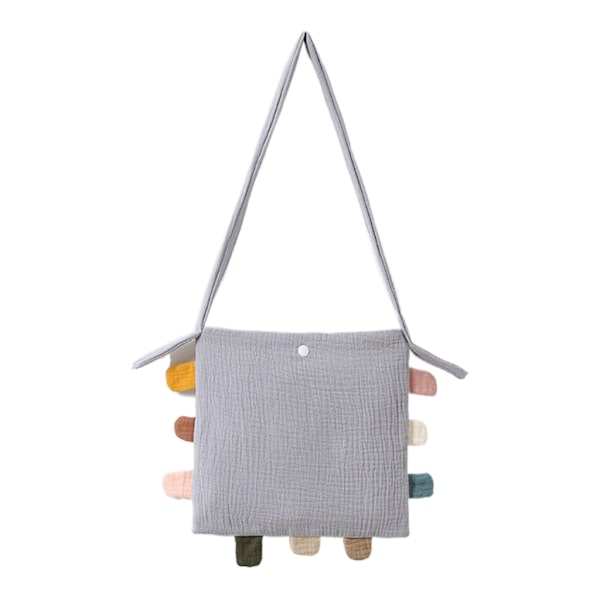 Crossbody-tasker Alsidig messenger-taske med stor kapacitet, afslappet børnetaske Gray