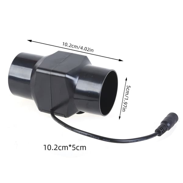 12V Udsugningsventilator Inline Kanal Hydroponisk Luftblæser Udsugningsventilator Lav Støj