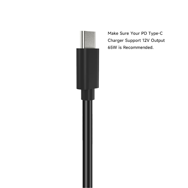 Surface Connect til USB C Opladningskabel Strømkabel til Surface Pro 1 2RT