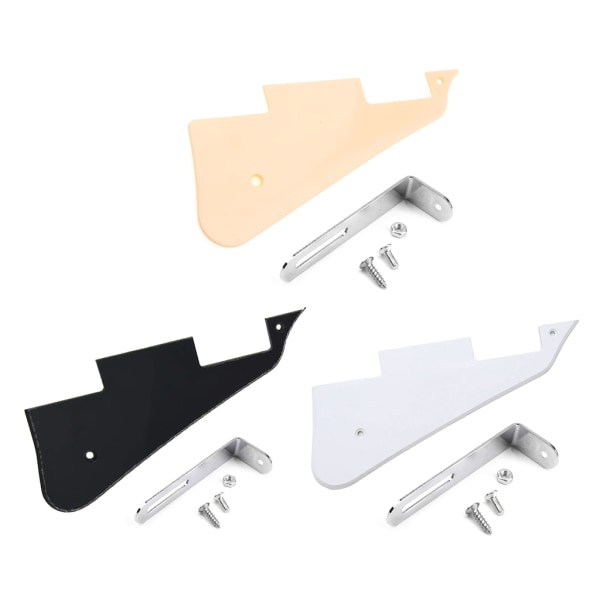 5 stk./sæt til LP Guitar Pick Guard Scratch Plate Pickguard til Gibson til Les Paul Guitar med beslag og skruer Instrum Black