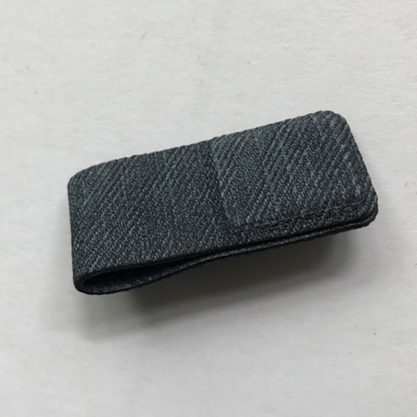 Läderkabelband Hörlurssladd Organizer Magnetisk USB sladdhållare Winder Brown