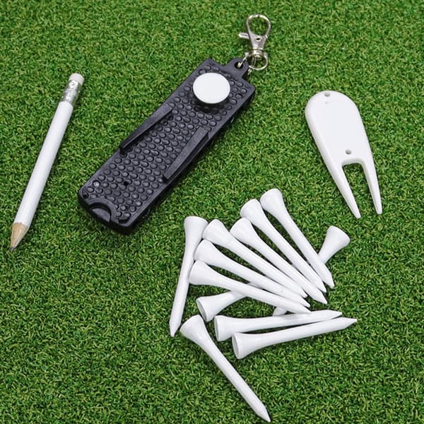Golf-tiipidikkeet 12 tiin ripustustelineellä Avaimenperä Golf-tarvike