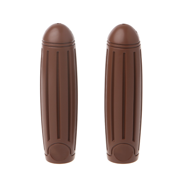 2 stk sykkelstyrehylser i retro stil, komfortable sykkeldekselgrep for fast gir Black