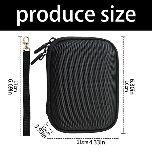 Stødabsorberende rejsetaske designet til actionkameraophæng og -docks