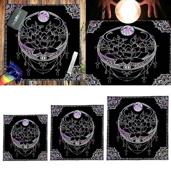 Tarot-pöytäliina pöytäpeite keittiöön ruokailutilaan noitakäsitöiden koristeisiin 60x60cm