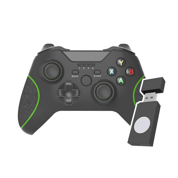 2,4G trådløs gamepad Double Vibration Gaming Controller til One S/One X/Series X/PC Indbygget batteri