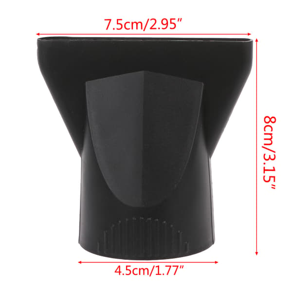 4,35-4,5 cm Hårtørrer Salon Professionel Koncentrator Hårstyling Dyse