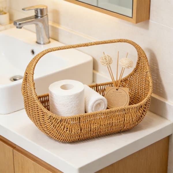 PE Båtkurv Designet for Dekor, Piknik og Rydding